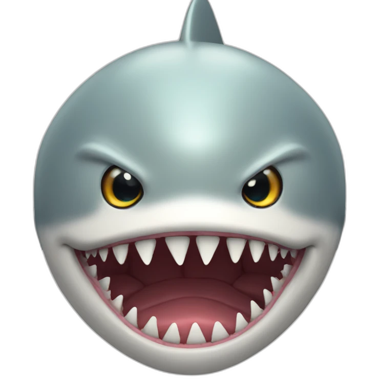 brains shark Angel emoji