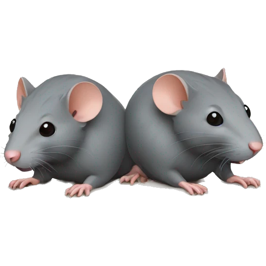 two rats emoji