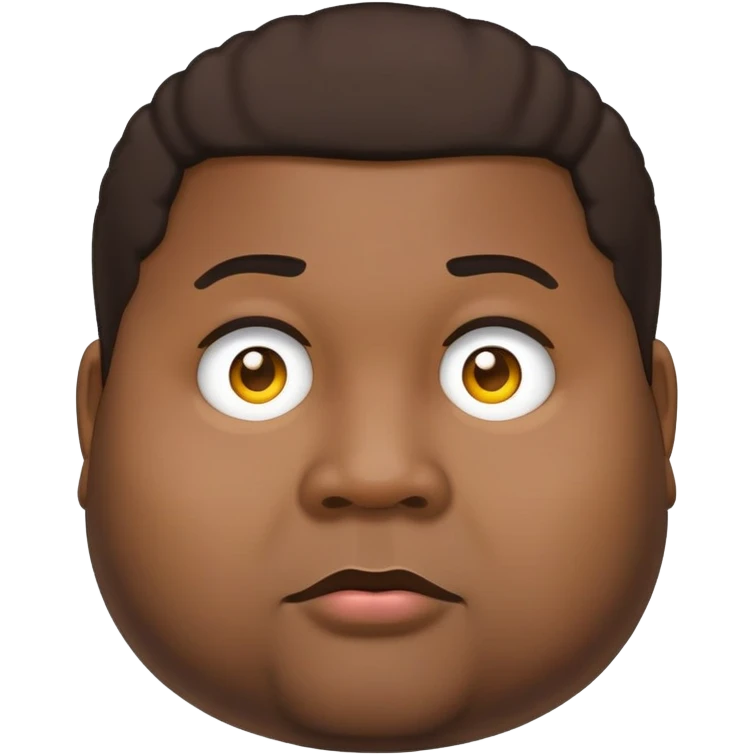 darius black man autistic chubby lock in emoji emoji