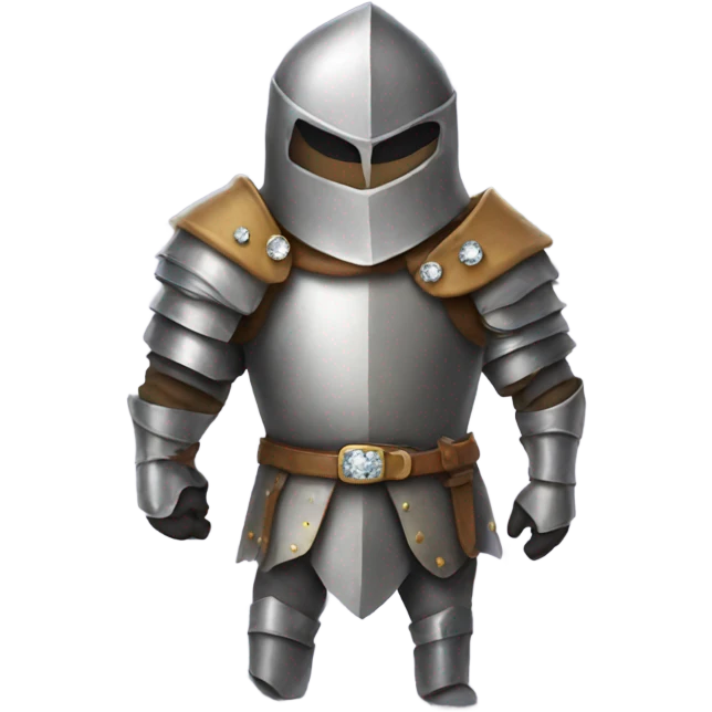 knight pants with diamonds emoji