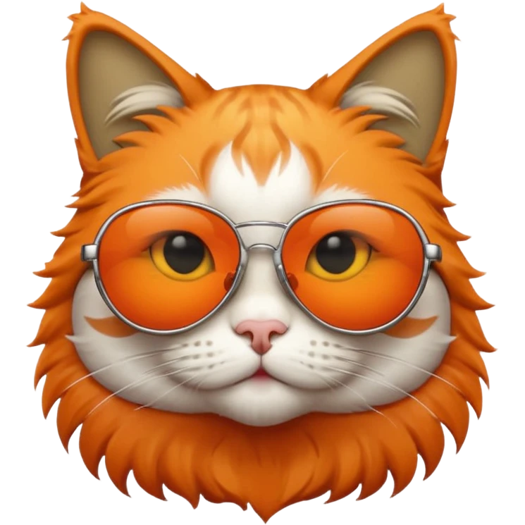 Cat wearing sunglasses emoji