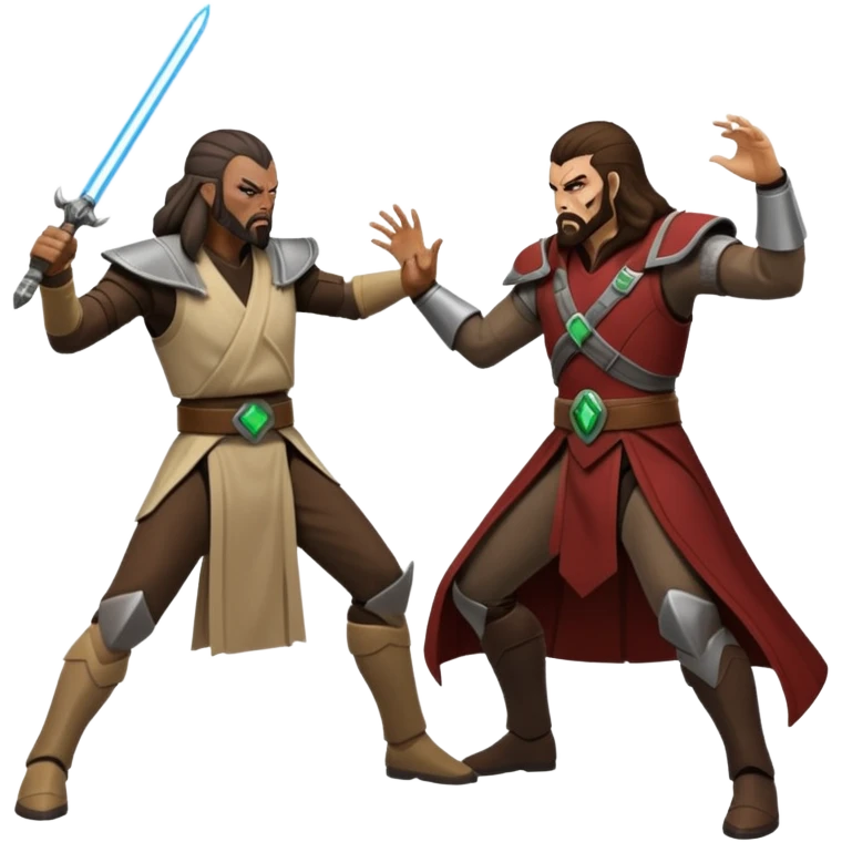 Star Wars fighting Star Trek emoji