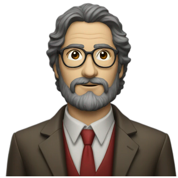 profesor casa de papel emoji