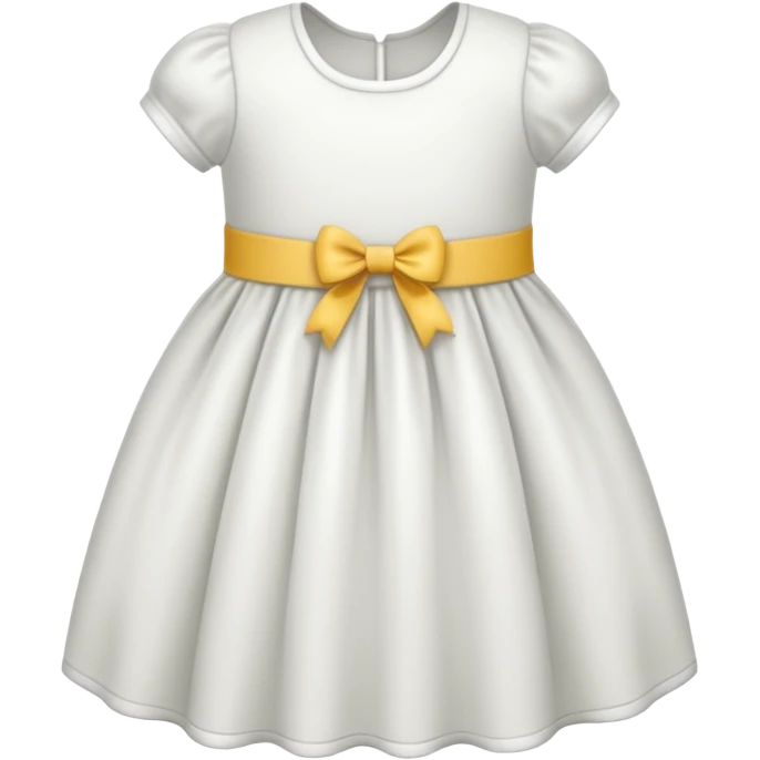 Baby dress white emoji