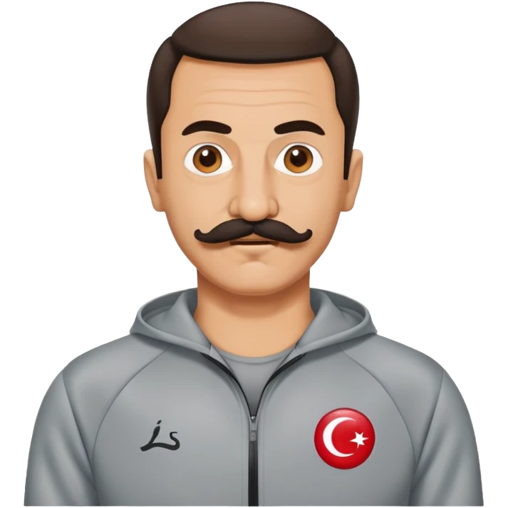 Recep İvedik, Turkish comedy character with mustache and tracksuit emoji