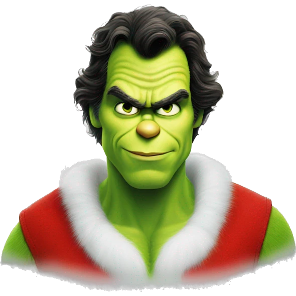 henry cavill as grinch emoji