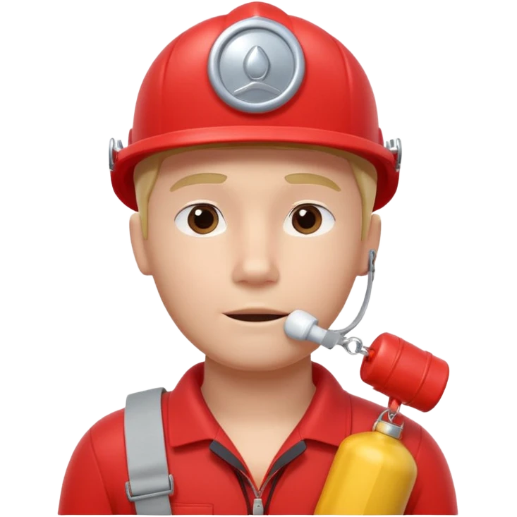 lifeguard portrait, head and shoulders only, wearing red lifeguard uniform, rescue whistle and buoy strap visible, confident alert expression, beach safety vibe, 3D cartoon, mobile game icon style, clean background, no text, no watermark
 emoji