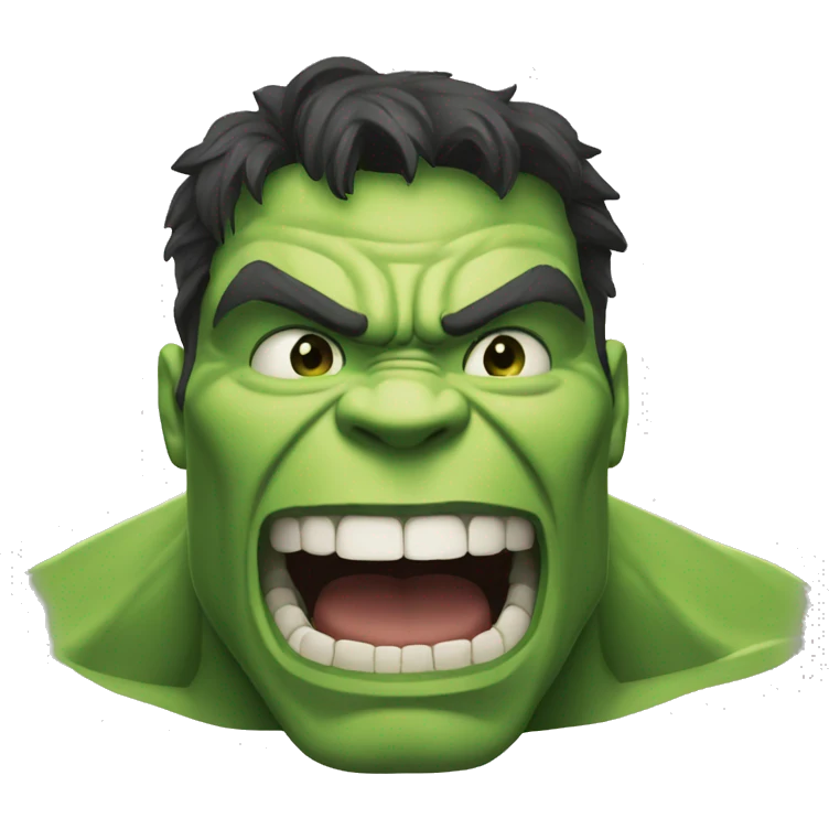 hulk smile emoji