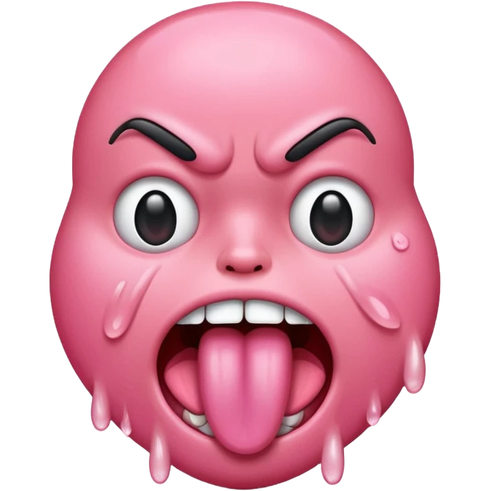 tongue shake  emoji