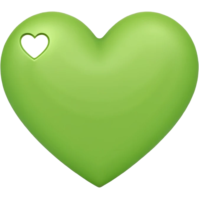 light green heart emoji