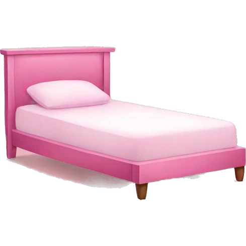 Pink bed emoji