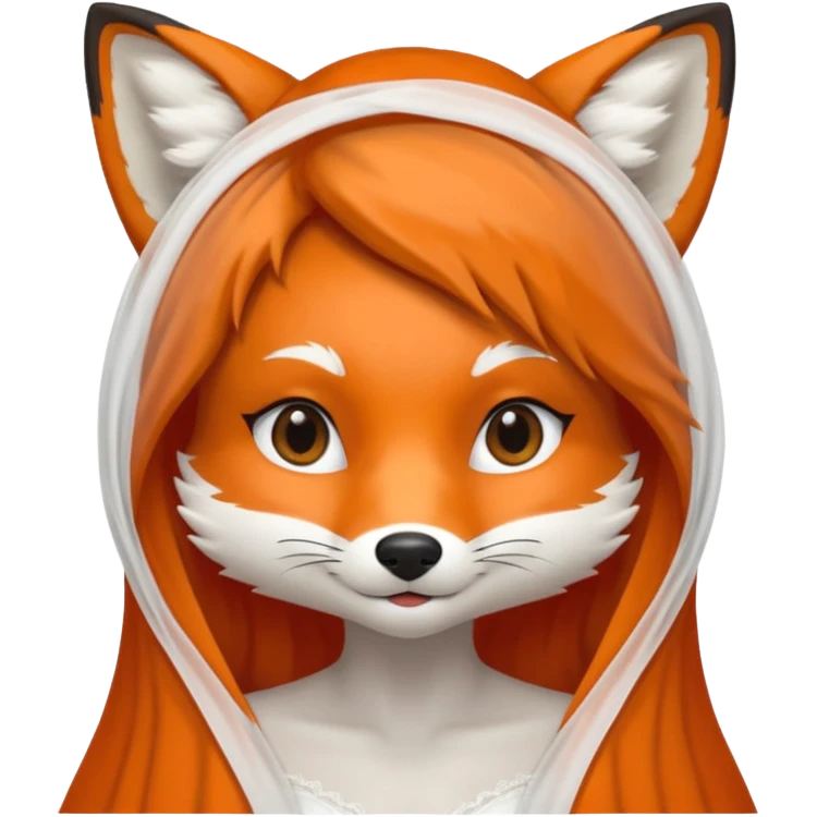 bride fox emoji