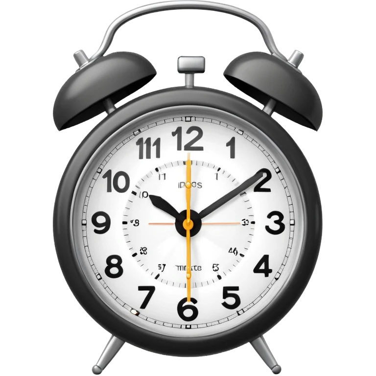 alarm oclock aesthetic and ios.18.1 and to show six in the morning emoji