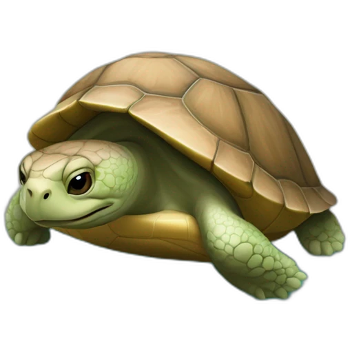 tortue sur loutre emoji