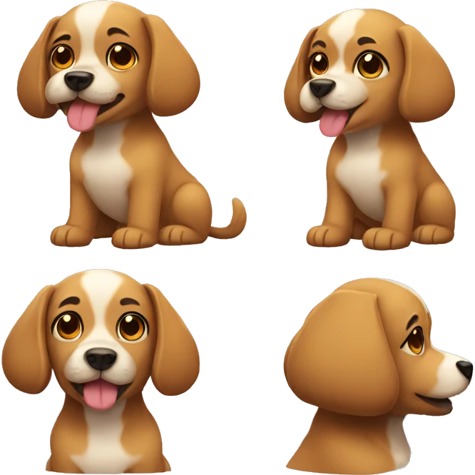Dog cute emoji