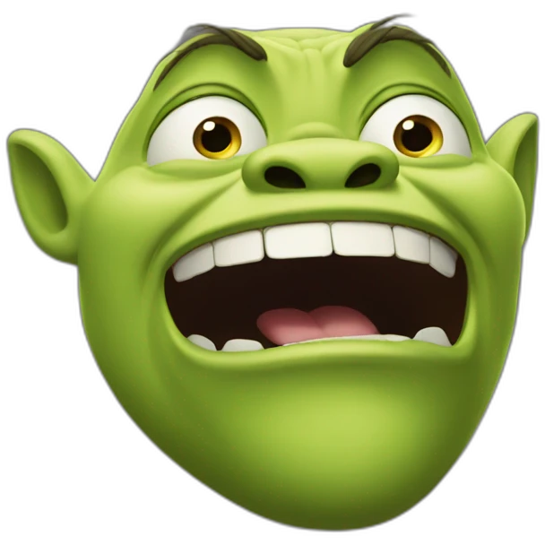 shreck screaming emoji