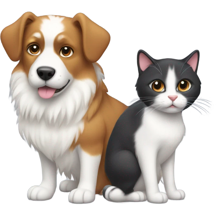 dog with cat emoji