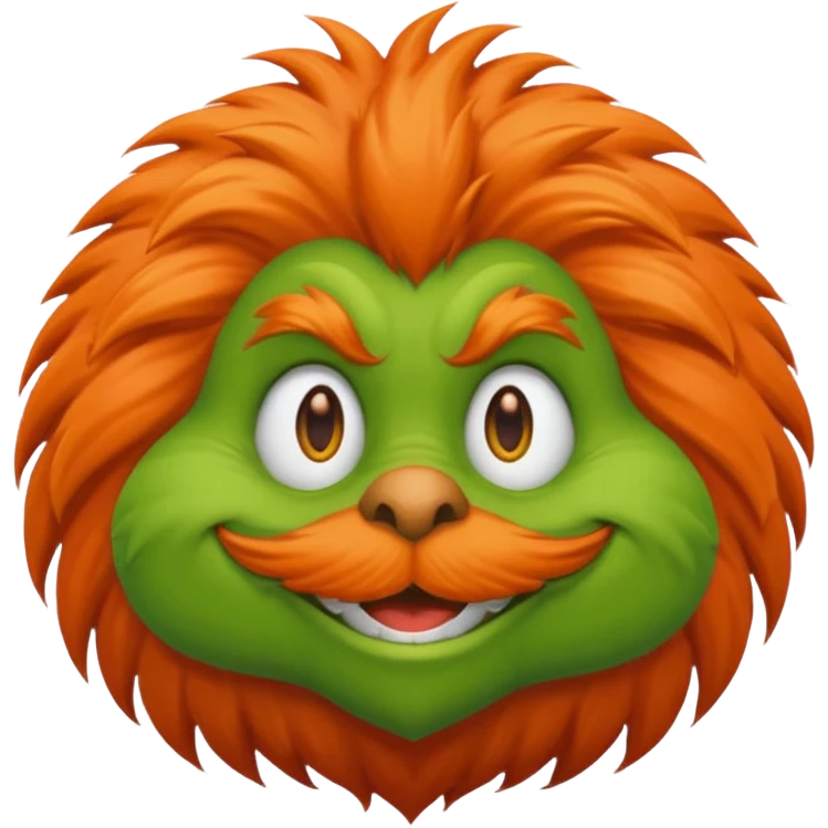 A baddie lorax emoji