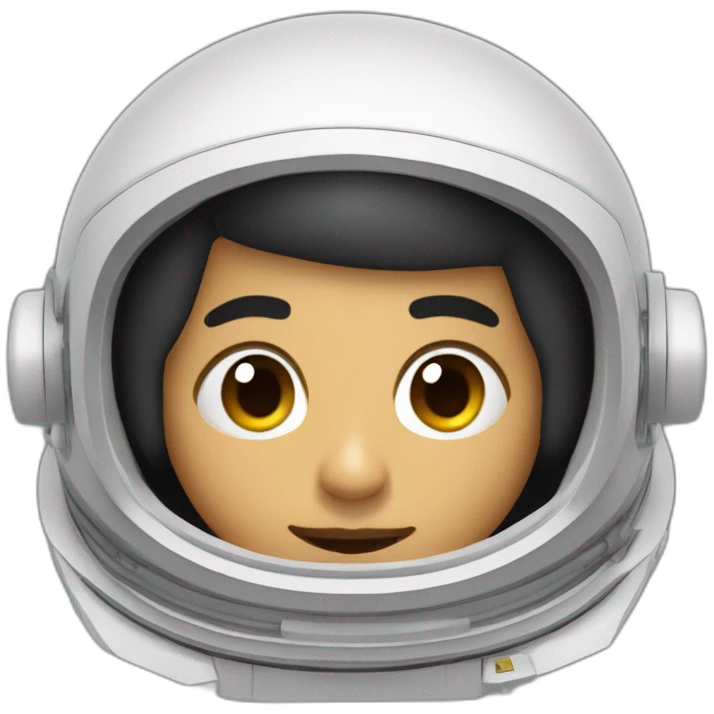 Pedro Duque as an astronaut emoji