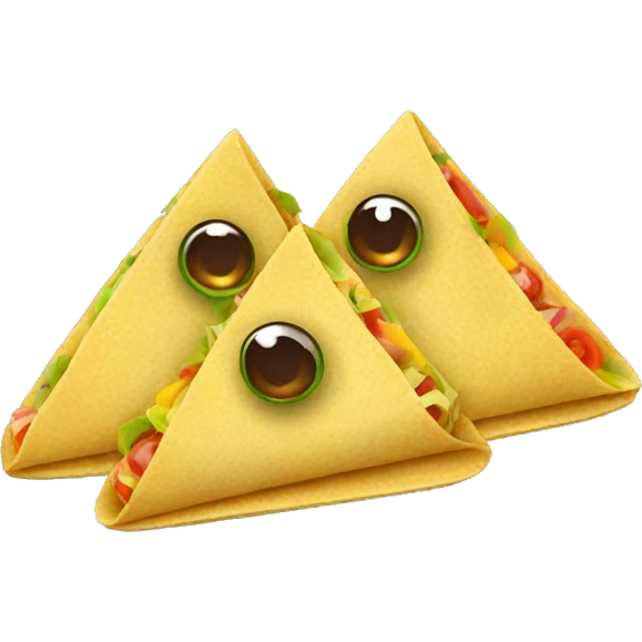 triangular tacos emoji