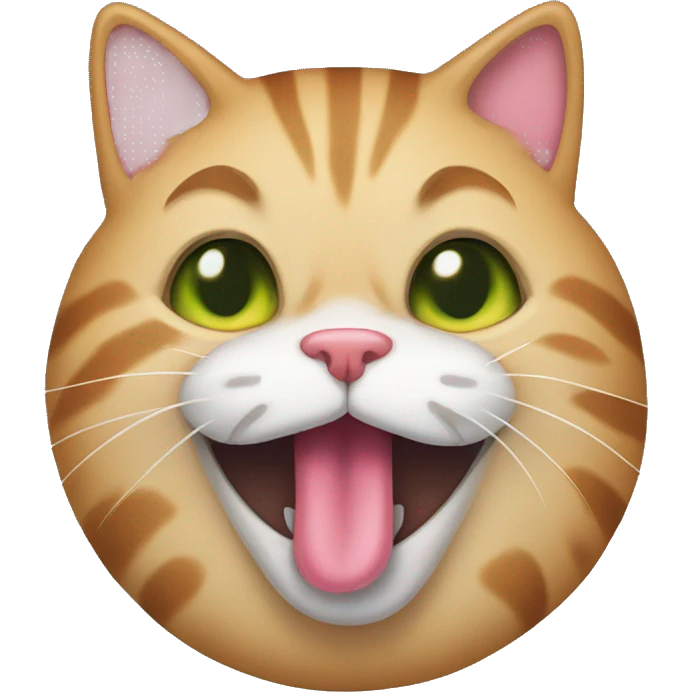 Cat with tongue sticking out  emoji