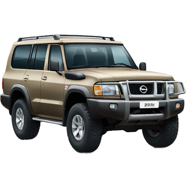 nissan patrol with big wheels emoji