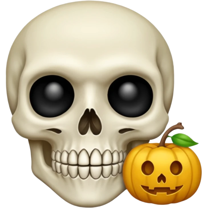 Lebka 💀 vybuchující hlavy ne vlasy emoji