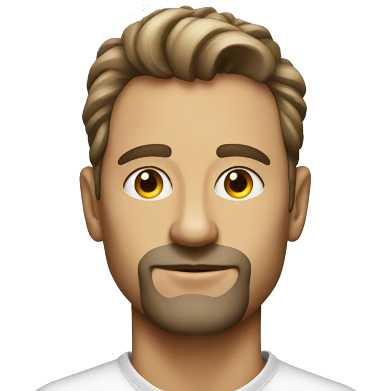 portrait of a stylish man younger and less experienced emoji