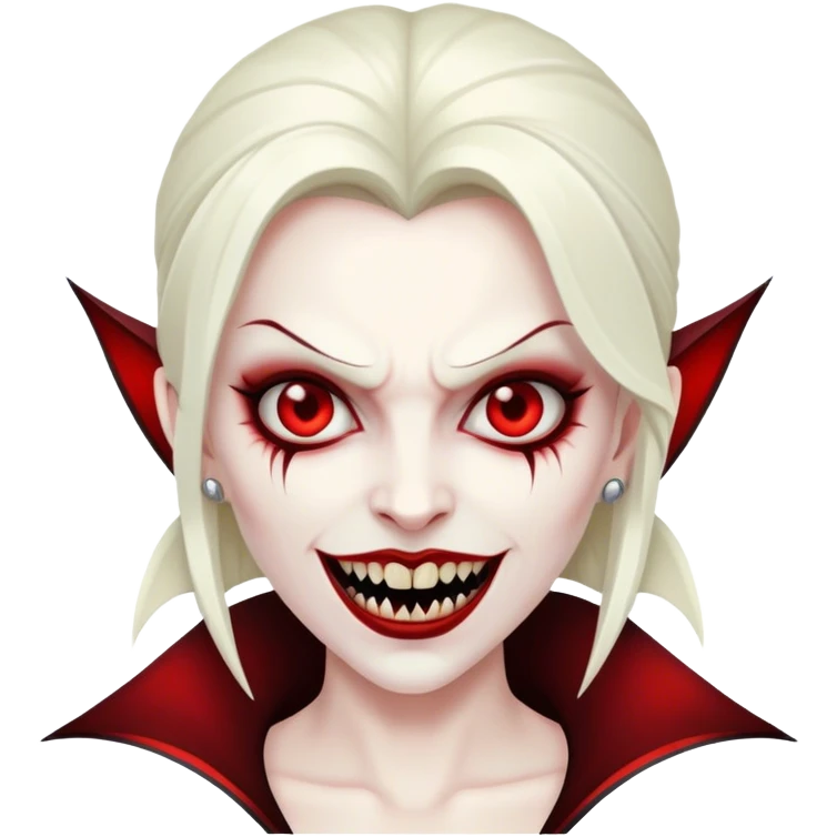 Evil female vampire queen emoji