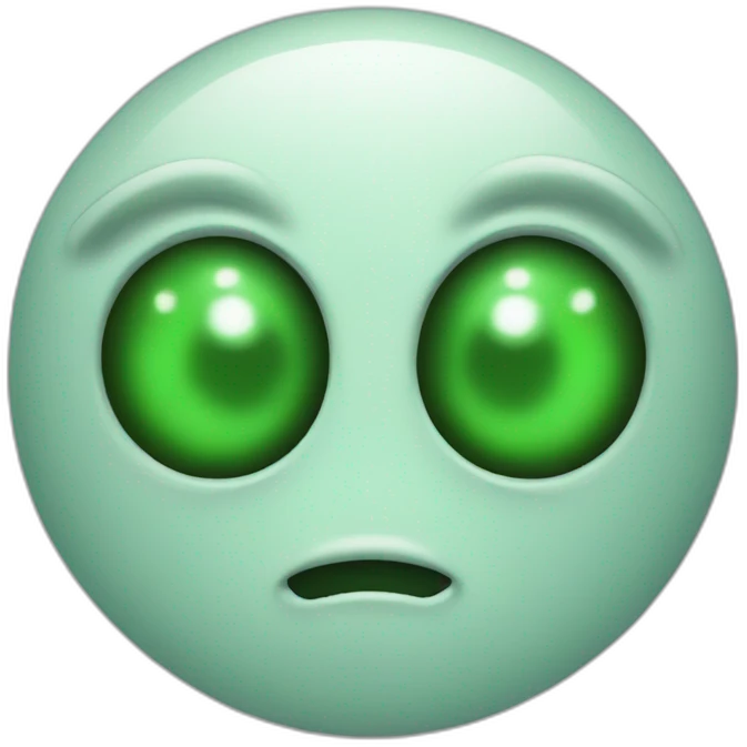 alien face emoji