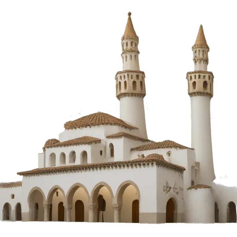 La mezquita con sus minaretes emoji