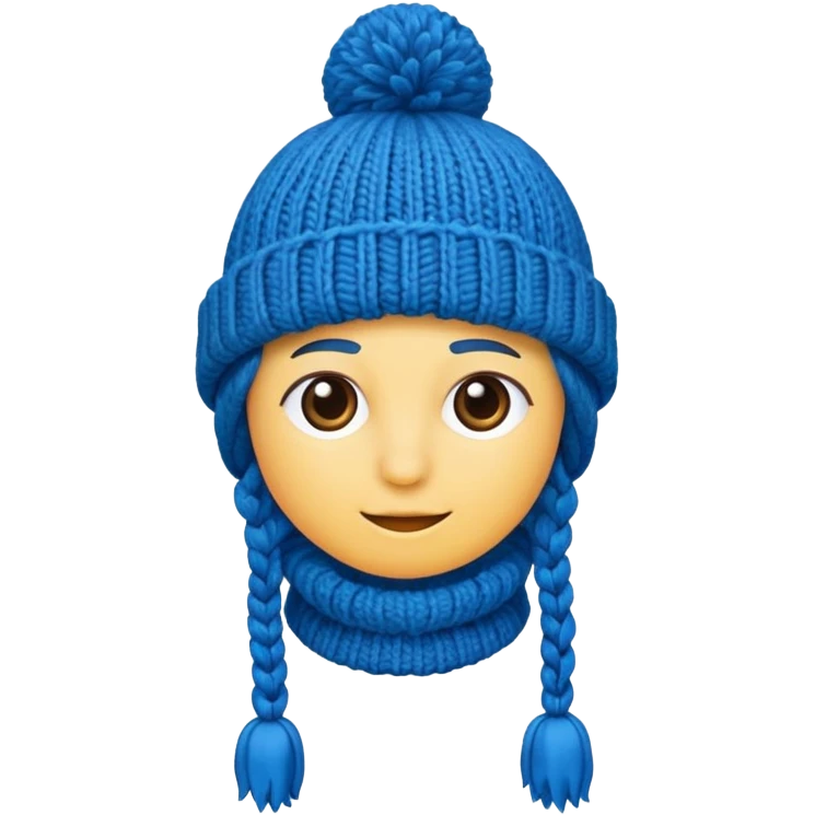 Only give me blue hat  emoji