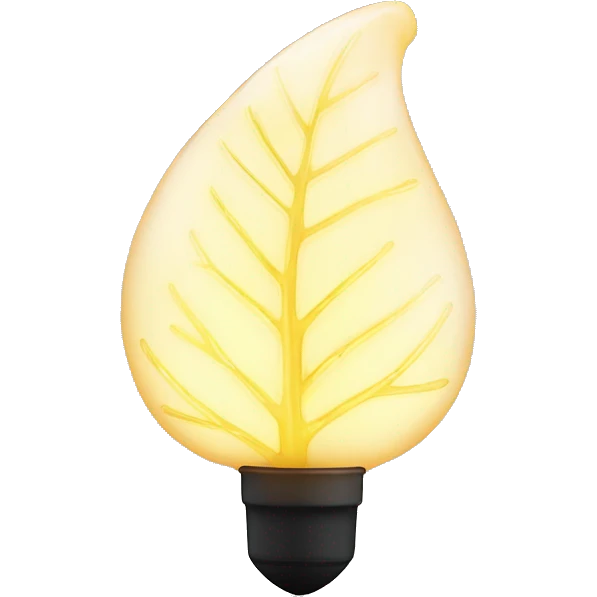 Glowy Leaf lamp emoji