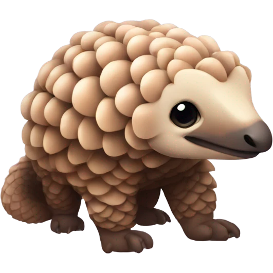 Cute Pangolin emoji
