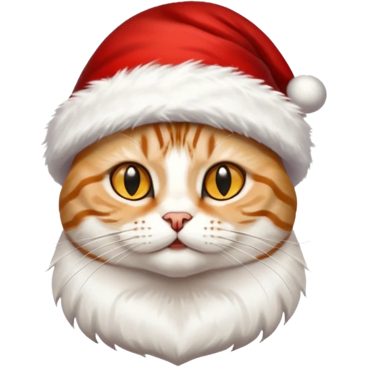Christmas cat emoji