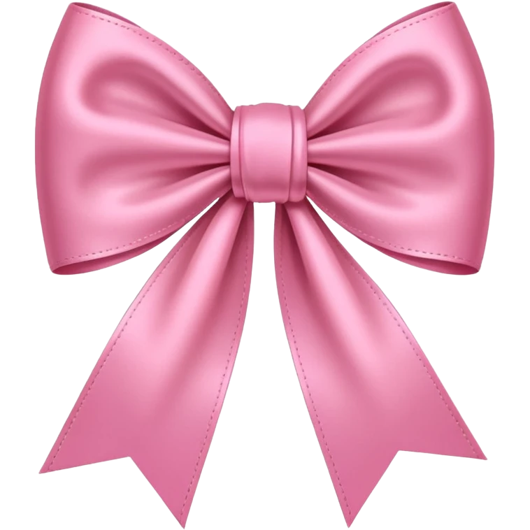 Bow pink emoji