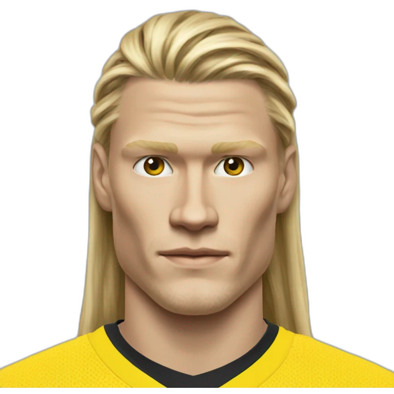 erling haaland long hair emoji