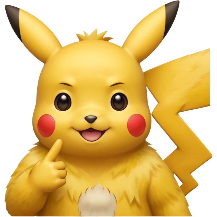 pikachu qui fais le signe JUL emoji