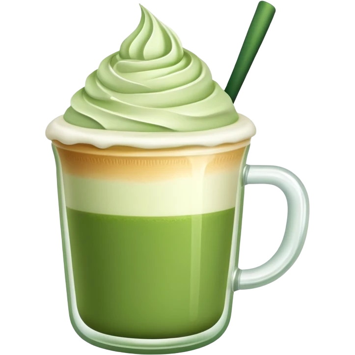 Matcha latte  emoji
