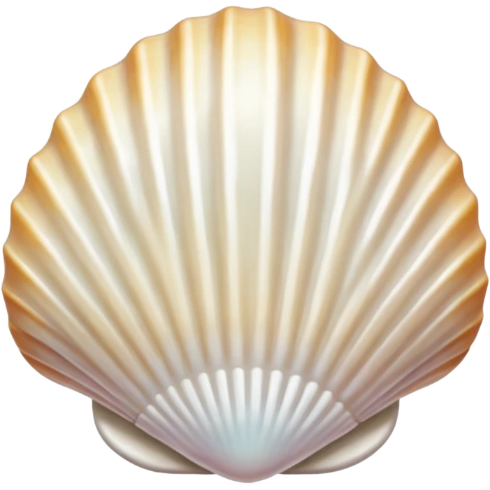 White seashell emoji
