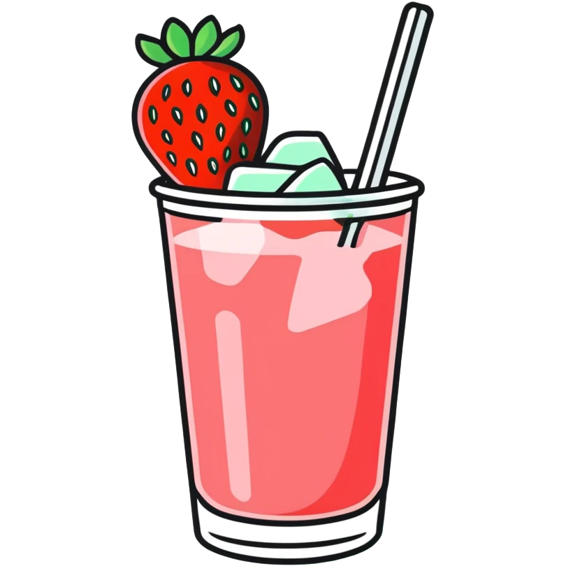strawberry kiwi ice emoji