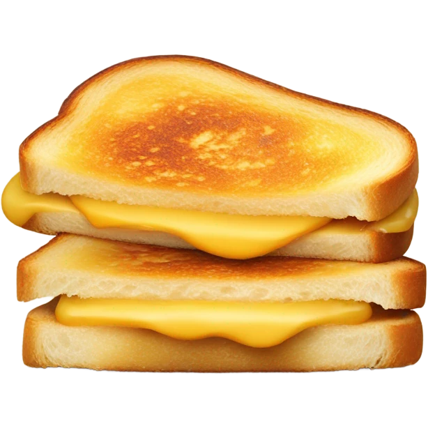 Grilled cheese sandwich on white bread emoji