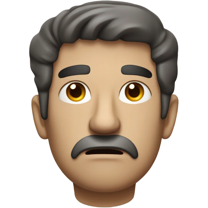 A tired guy whose face says “I hate this place” emoji