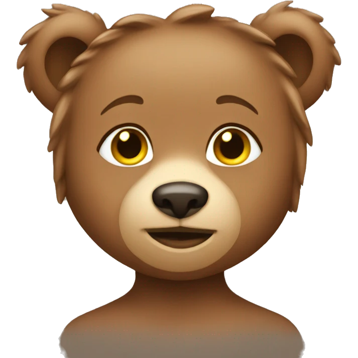 Female bear emoji