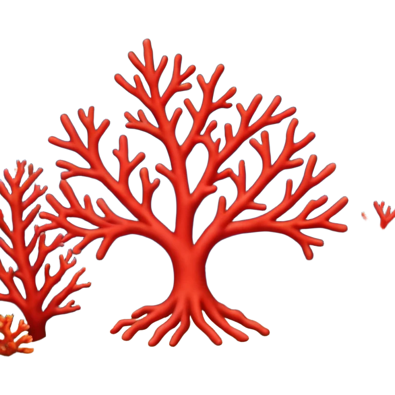 red Coral  emoji