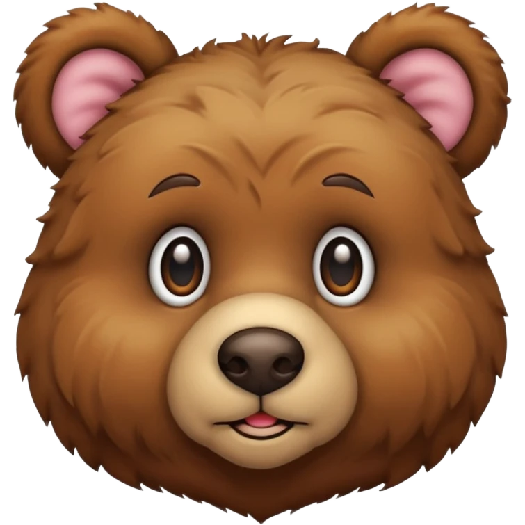 teddy bear with perked ears emoji