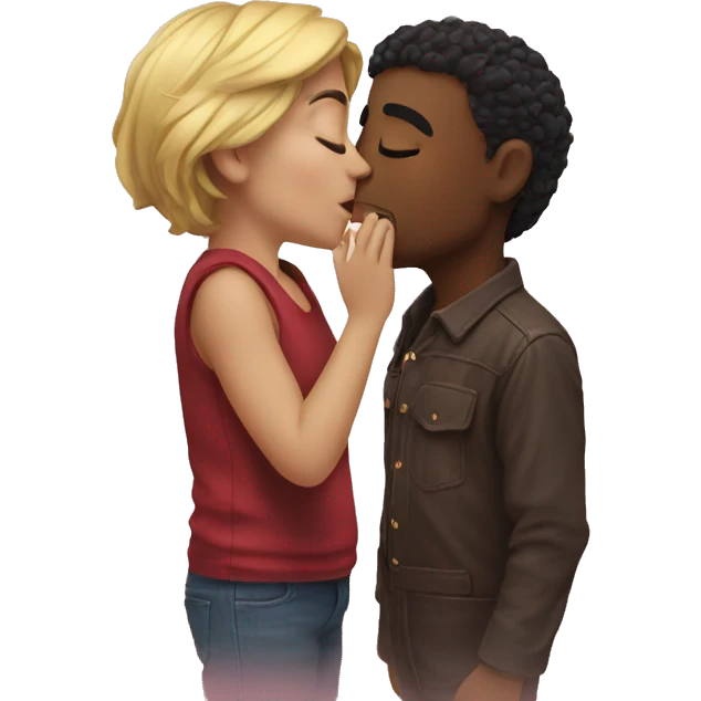 kiss-kiss emoji