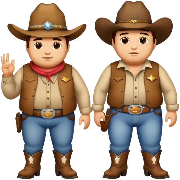 fat cowboys emoji