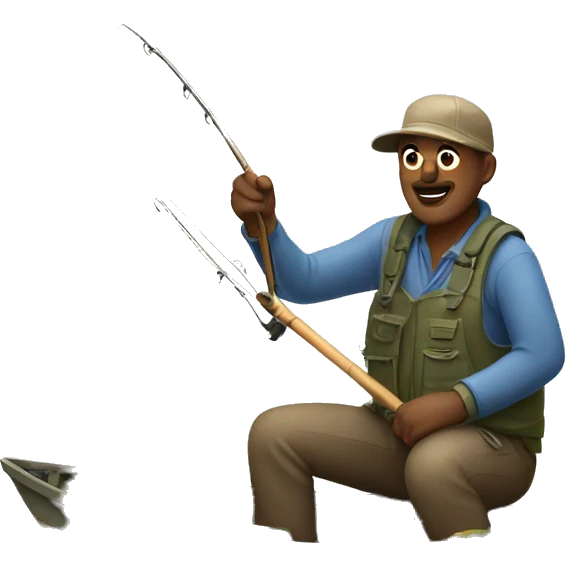 FISHING MAN emoji