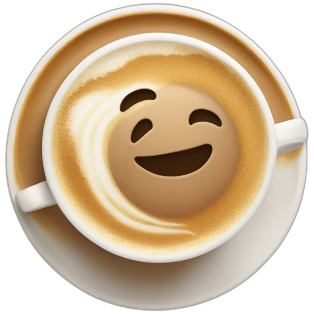 A surfer in cappuccino  emoji
